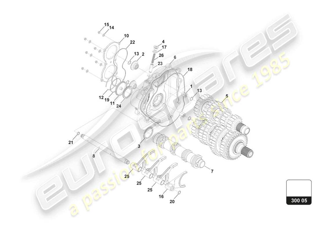 lamborghini 2016 (super trofeo) assemblage de couvercle latéral droit schéma des pièces