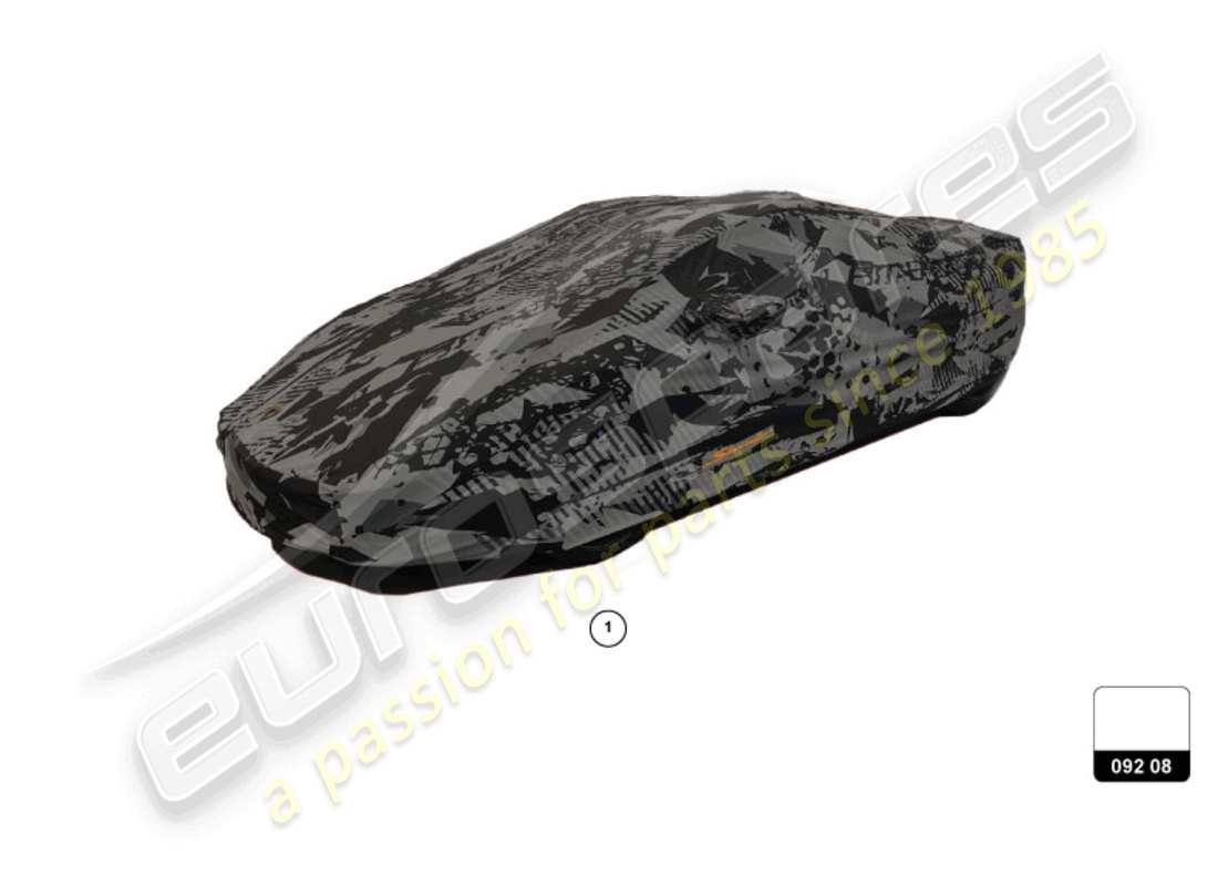 lamborghini huracan sterrato (accessories) couvercle de voiture schéma des pièces
