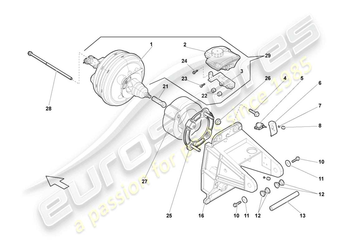 lamborghini lp570-4 sl (2014) commutateur - feu stop schéma des pièces