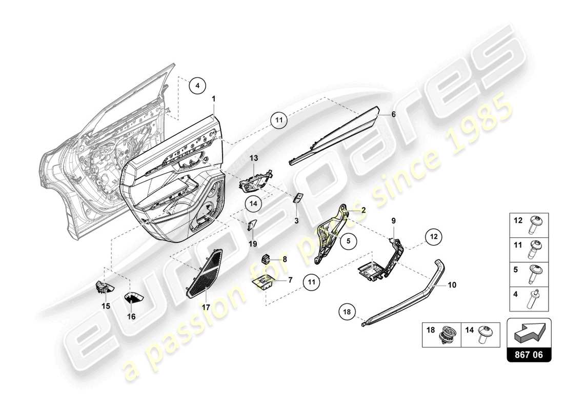 schéma de pièce contenant le numéro de pièce 4ml959907a6ps