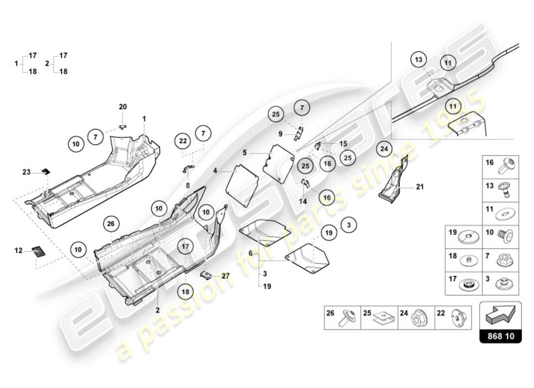 schéma de pièce contenant le numéro de pièce 4t2863368e