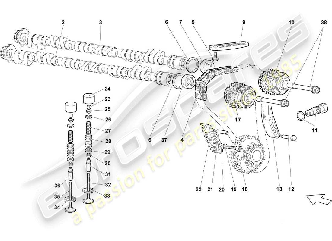 schéma de pièce contenant le numéro de pièce 07m109320cm