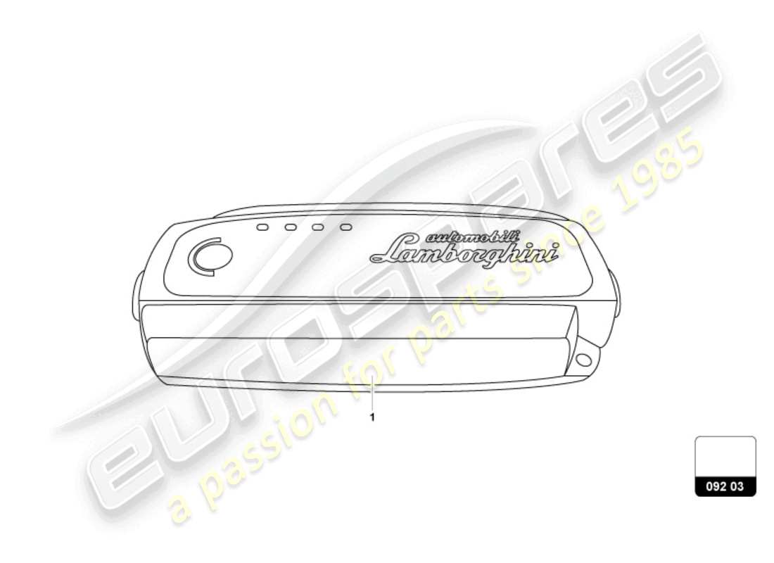 lamborghini revuelto coupe (accessories) chargeur de batterie schéma des pièces