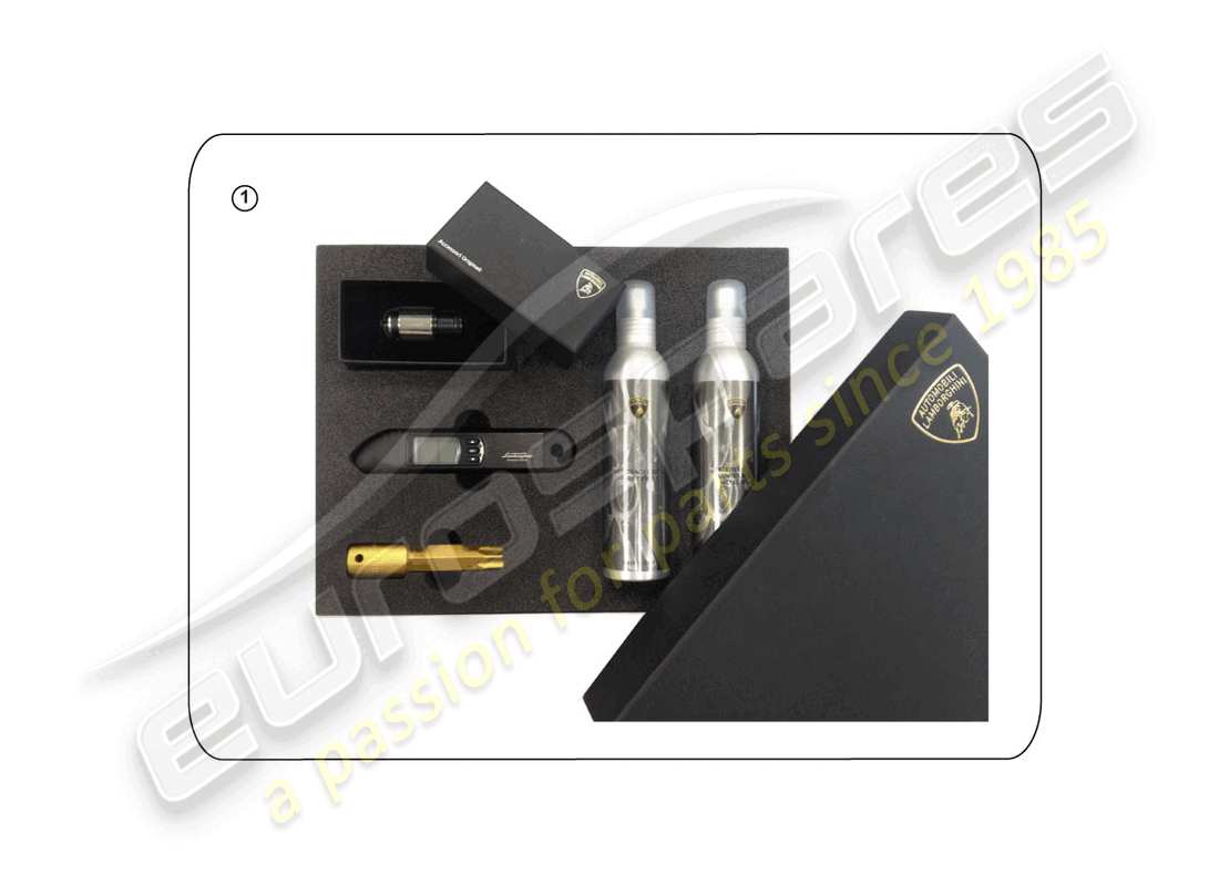 lamborghini gallardo spyder (accessories) pack accessoires schéma des pièces