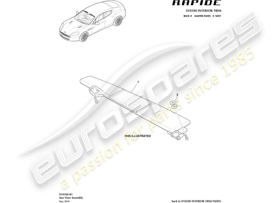 schéma de pièce contenant le numéro de pièce kd43-69320-bcw