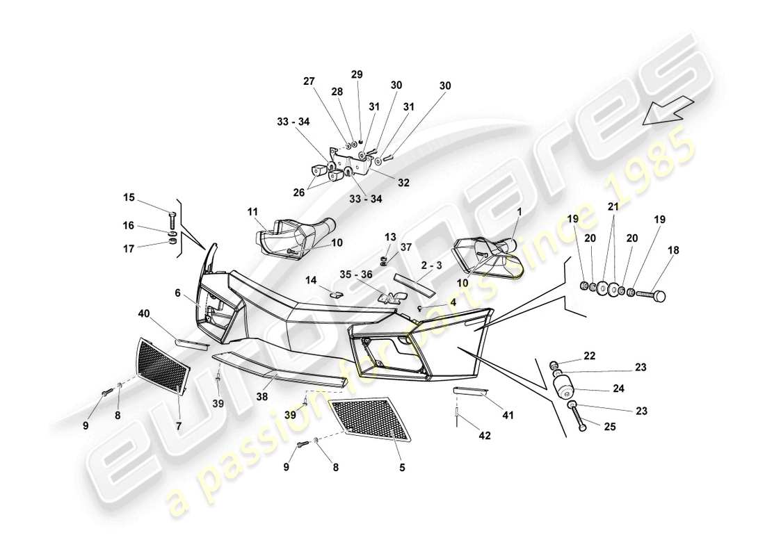 schéma de pièce contenant le numéro de pièce 410807605b