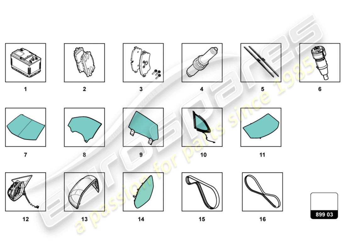 schéma de pièce contenant le numéro de pièce 4ml857409gy9b