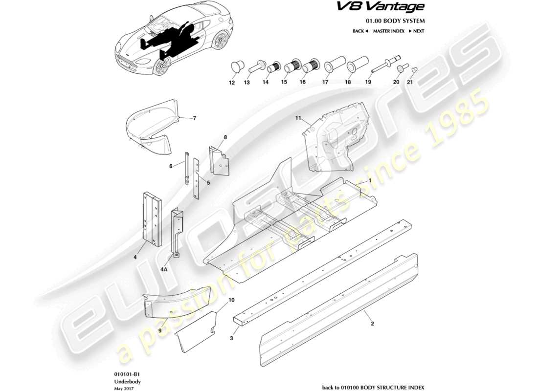 schéma de pièce contenant le numéro de pièce dg43-10277-ba
