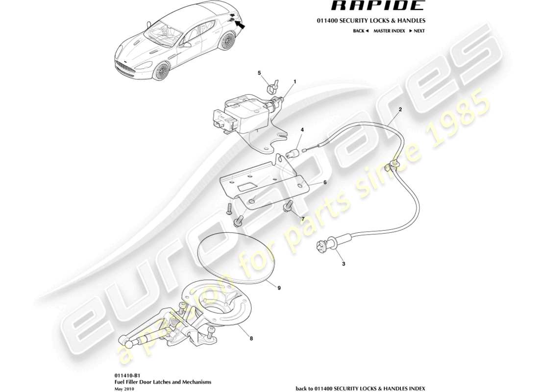 schéma de pièce contenant le numéro de pièce ad43-f405a02-ba