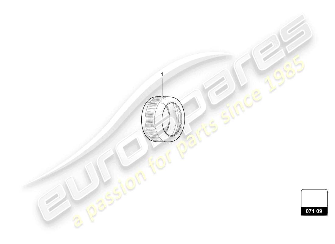 lamborghini urus s (accessories) studdable tyres part diagram