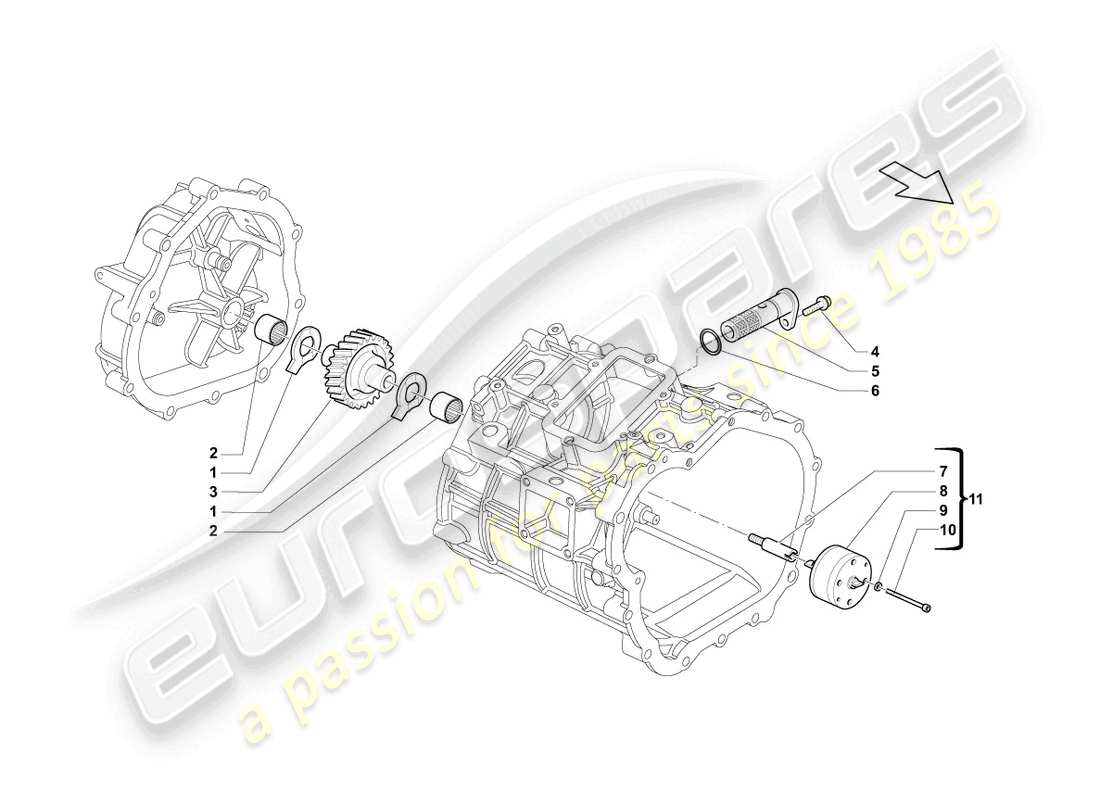 lamborghini blancpain sts (2012) pompe à huile schéma des pièces