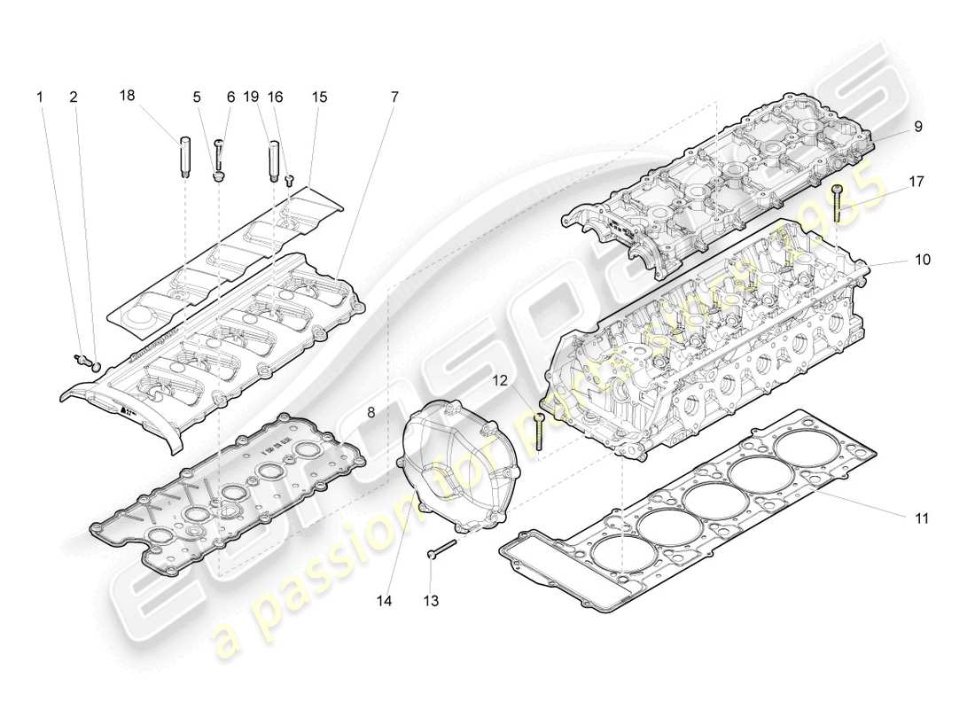 schéma de pièce contenant le numéro de pièce 07l103195a