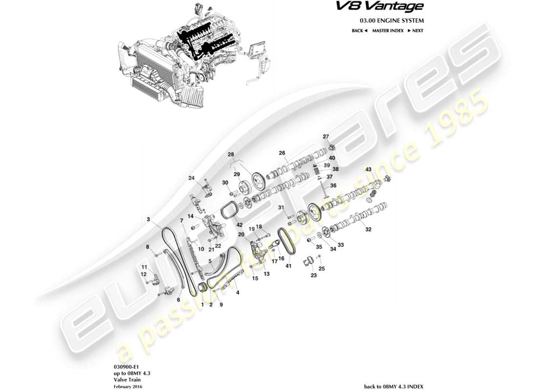 schéma de pièce contenant le numéro de pièce 6g33-6507-ba