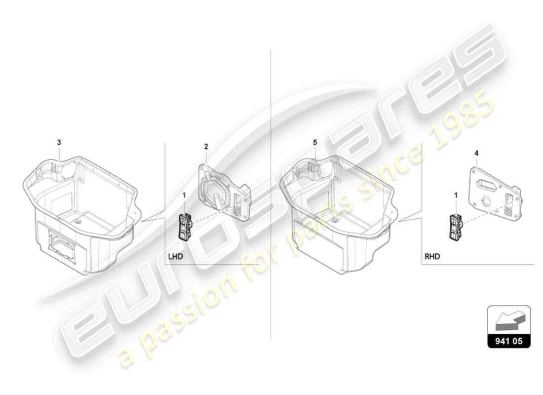 un schéma de pièces du catalogue de pièces lamborghini revuelto coupe (2024)