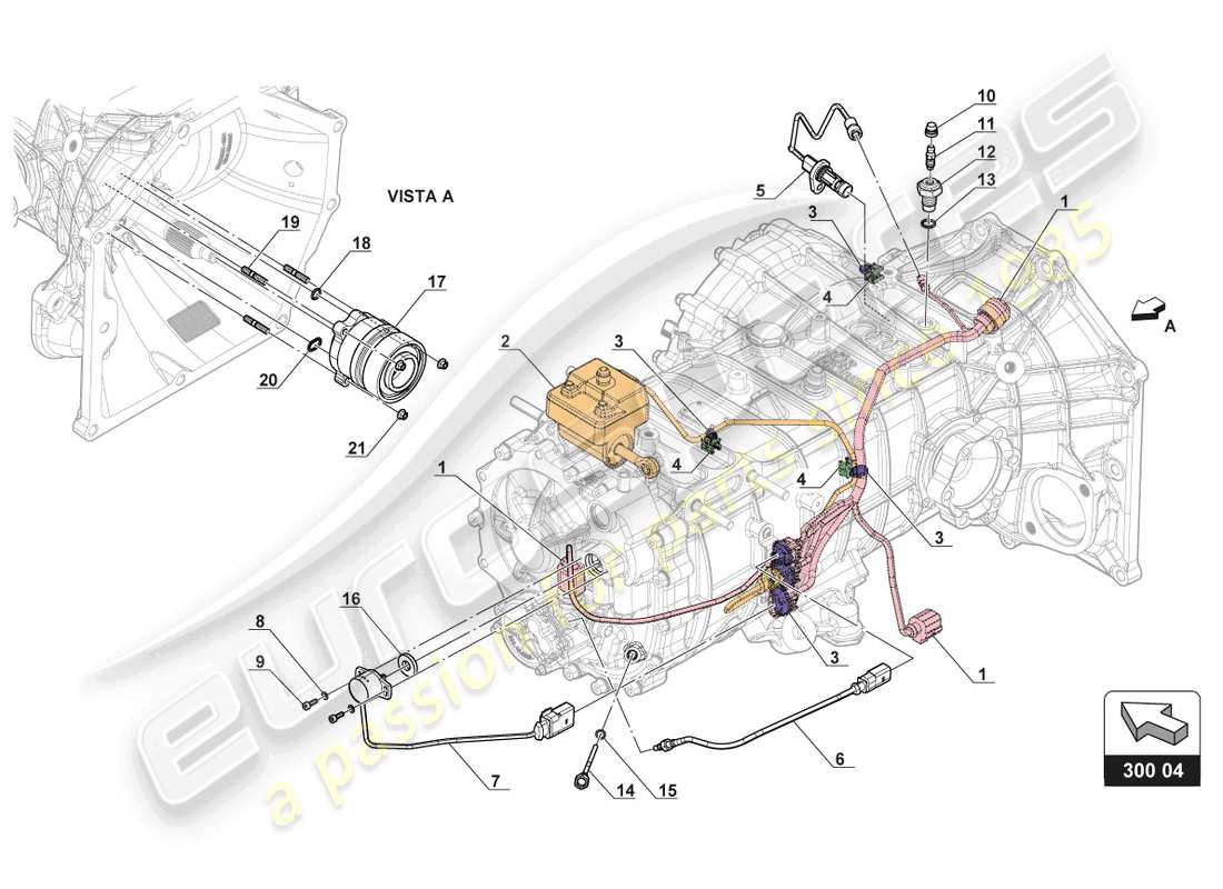 schéma de pièce contenant le numéro de pièce 4sa971771a