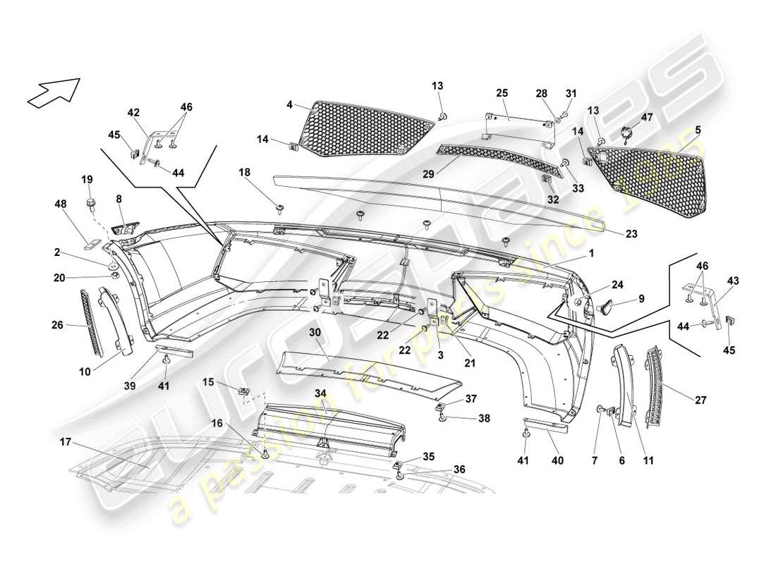 schéma de pièce contenant le numéro de pièce 400807194