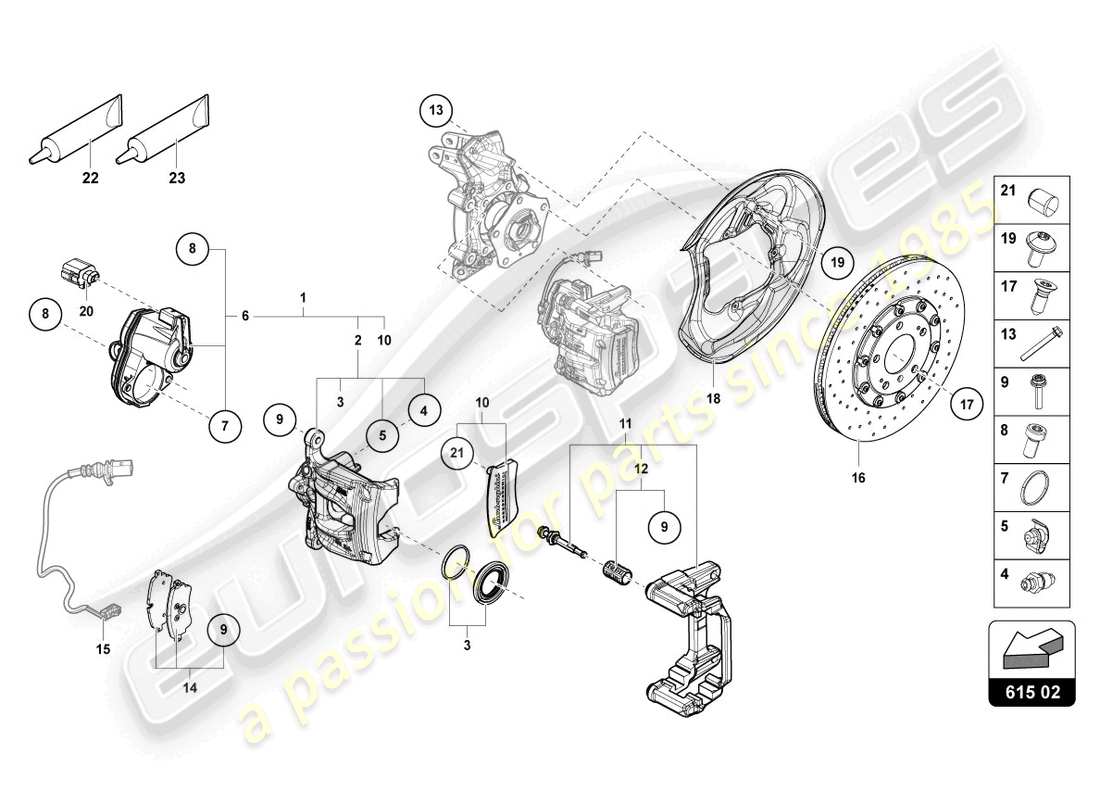 schéma de pièce contenant le numéro de pièce 4ml615403