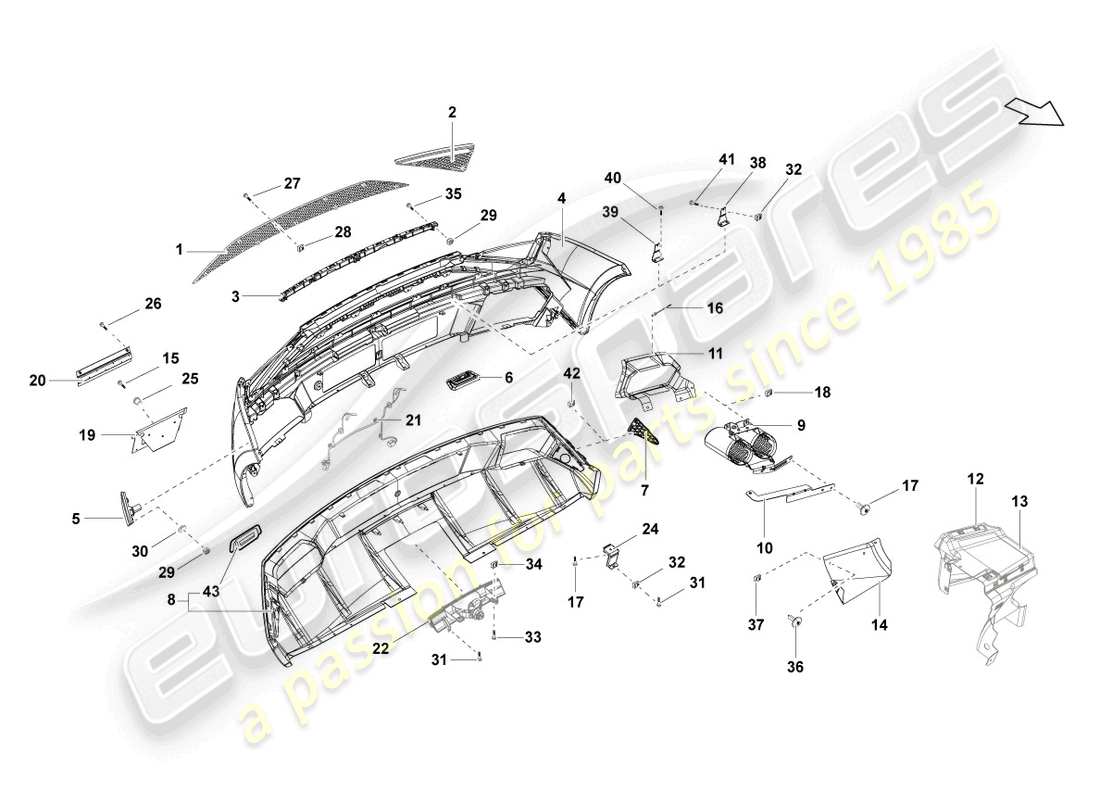 schéma de pièce contenant le numéro de pièce n10551404