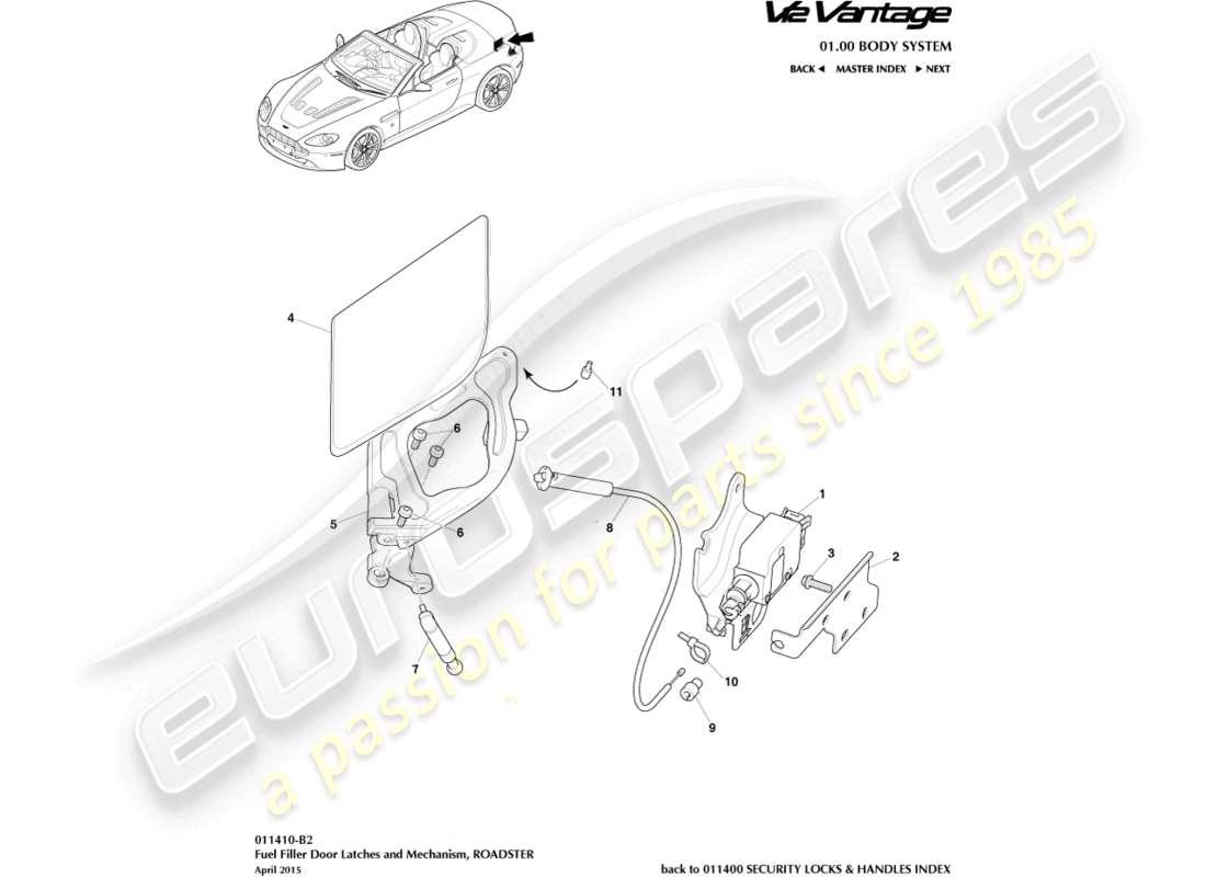schéma de pièce contenant le numéro de pièce 6g33-l405a02-ba