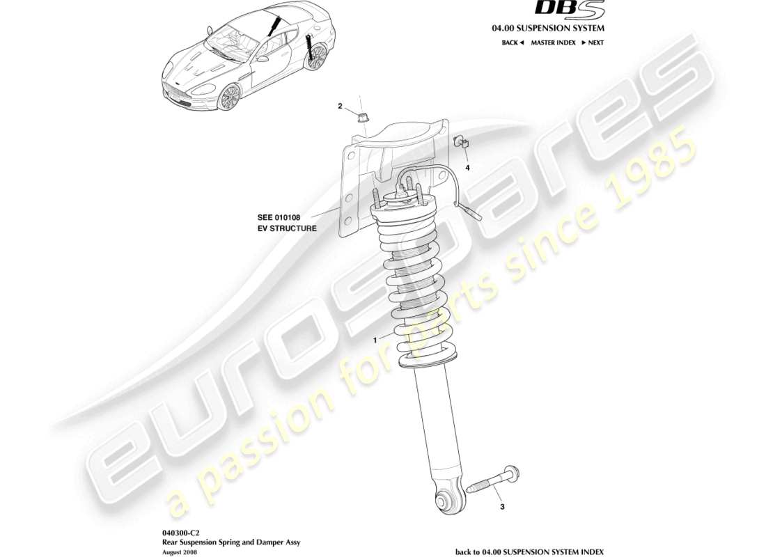 schéma de pièce contenant le numéro de pièce 8d33-18w002-ag