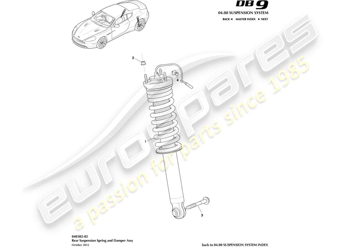 schéma de pièce contenant le numéro de pièce dg43-18w002-db