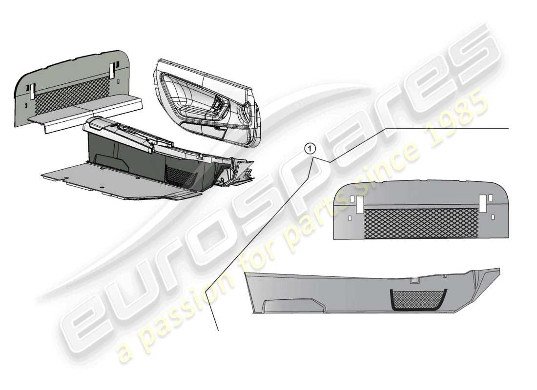 lamborghini gallardo coupe (accessories) kit de rénovation schéma des pièces