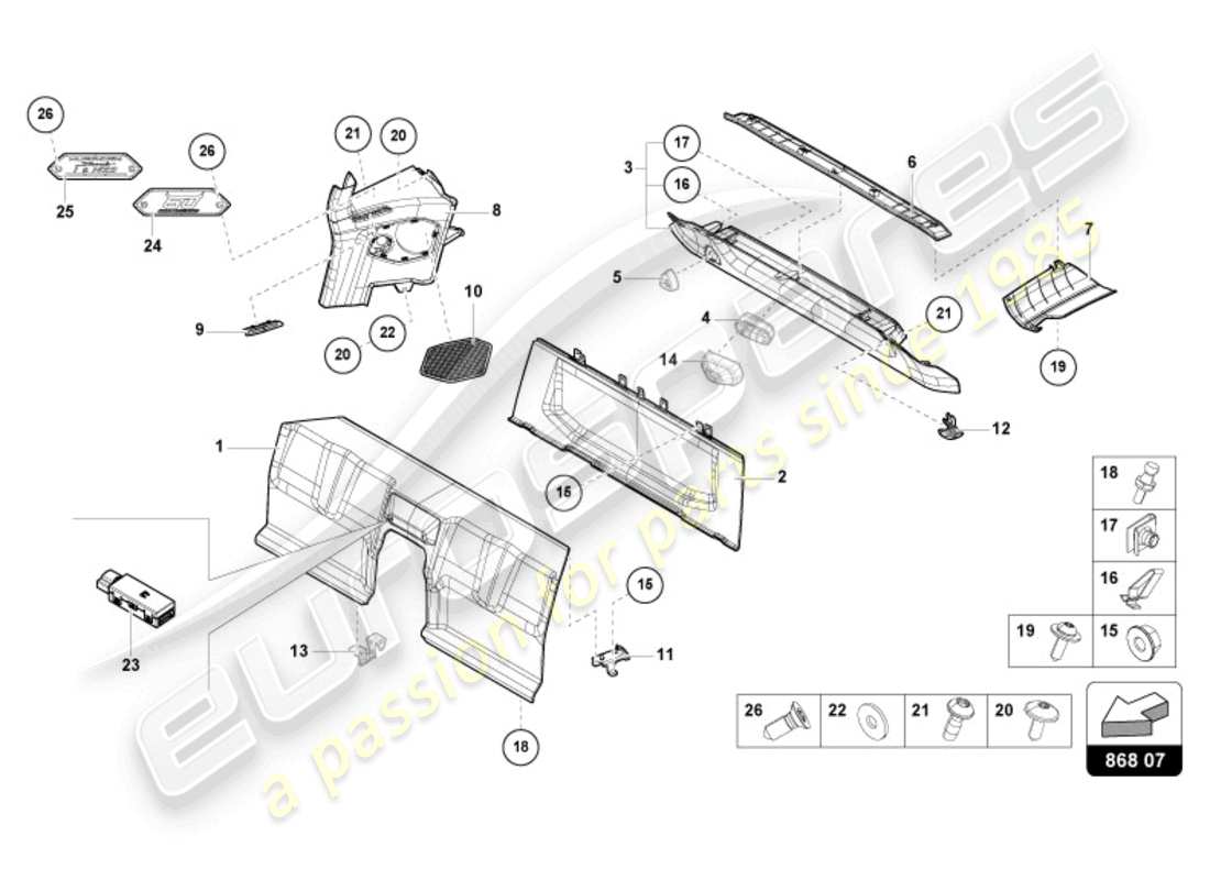 schéma de pièce contenant le numéro de pièce 4ml010129b