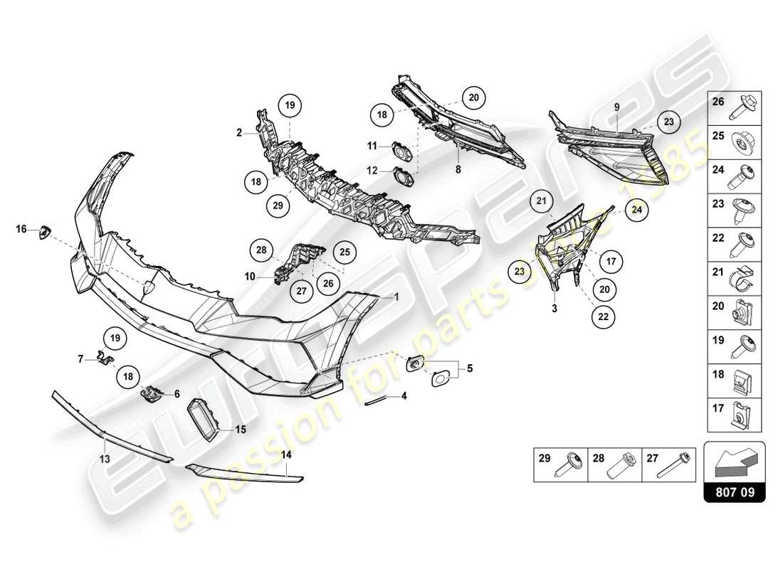 schéma de pièce contenant le numéro de pièce 4ml853080a3fz