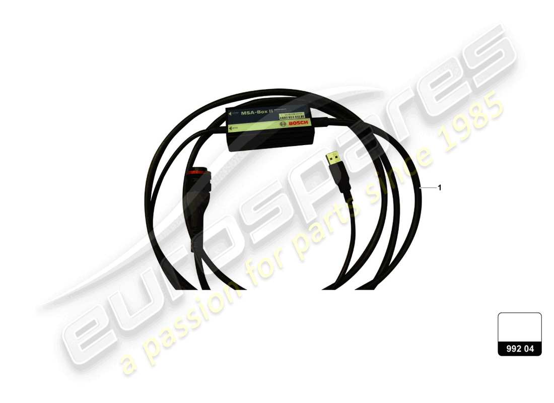 lamborghini 2022 (super trofeo evo 2) schéma des pièces du kit msa box