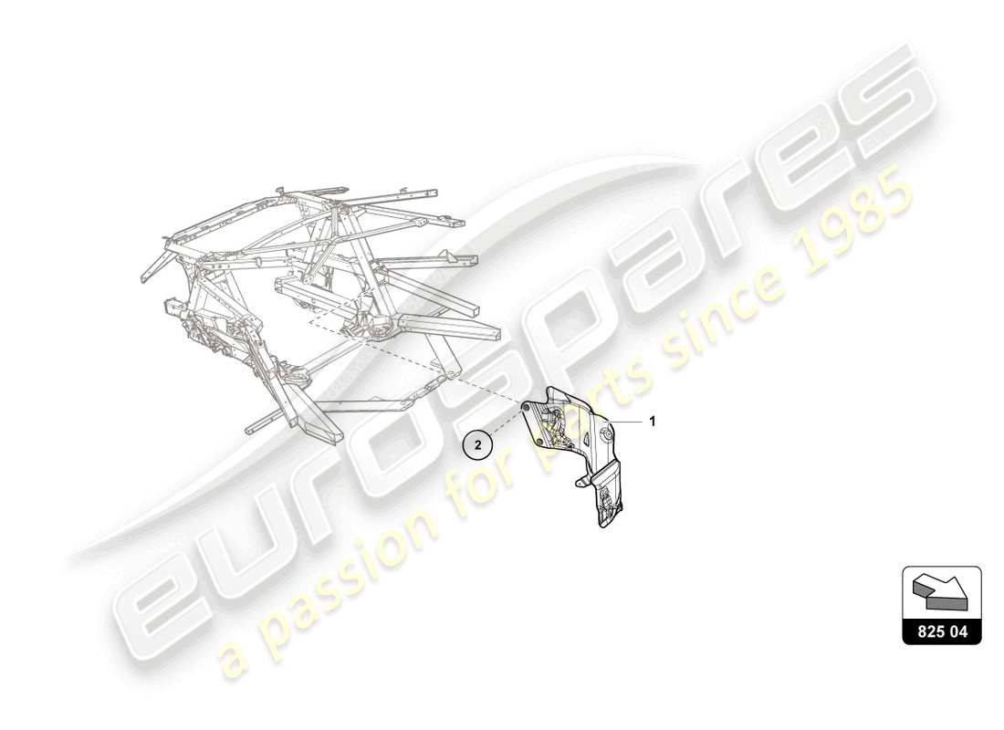 lamborghini super trofeo (2016) schéma des pièces du bouclier thermique