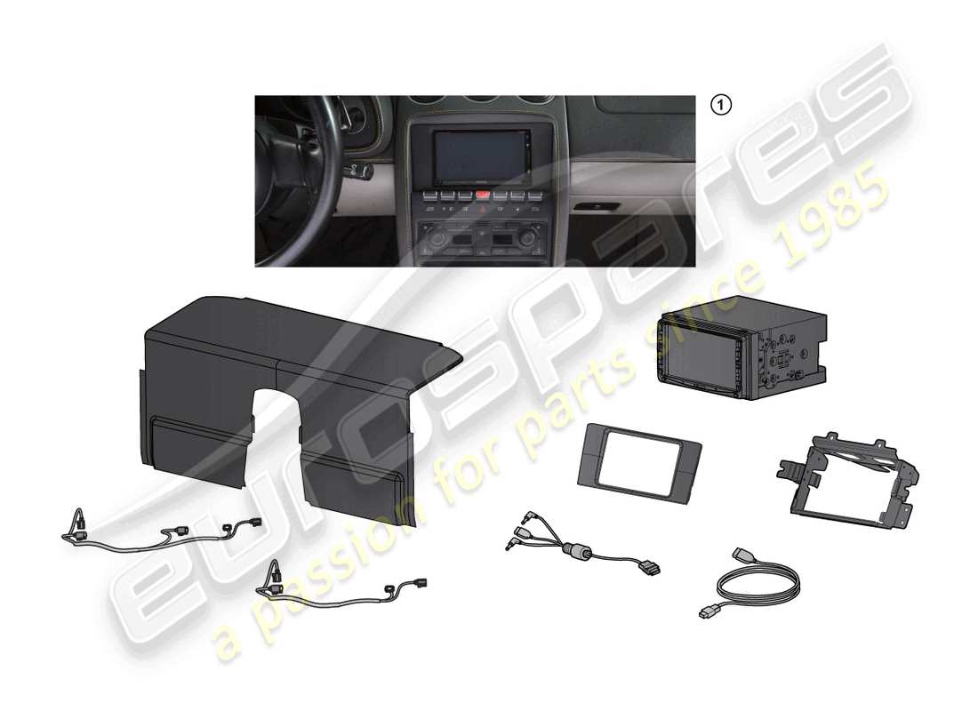 lamborghini gallardo spyder (accessories) kit de rénovation schéma des pièces