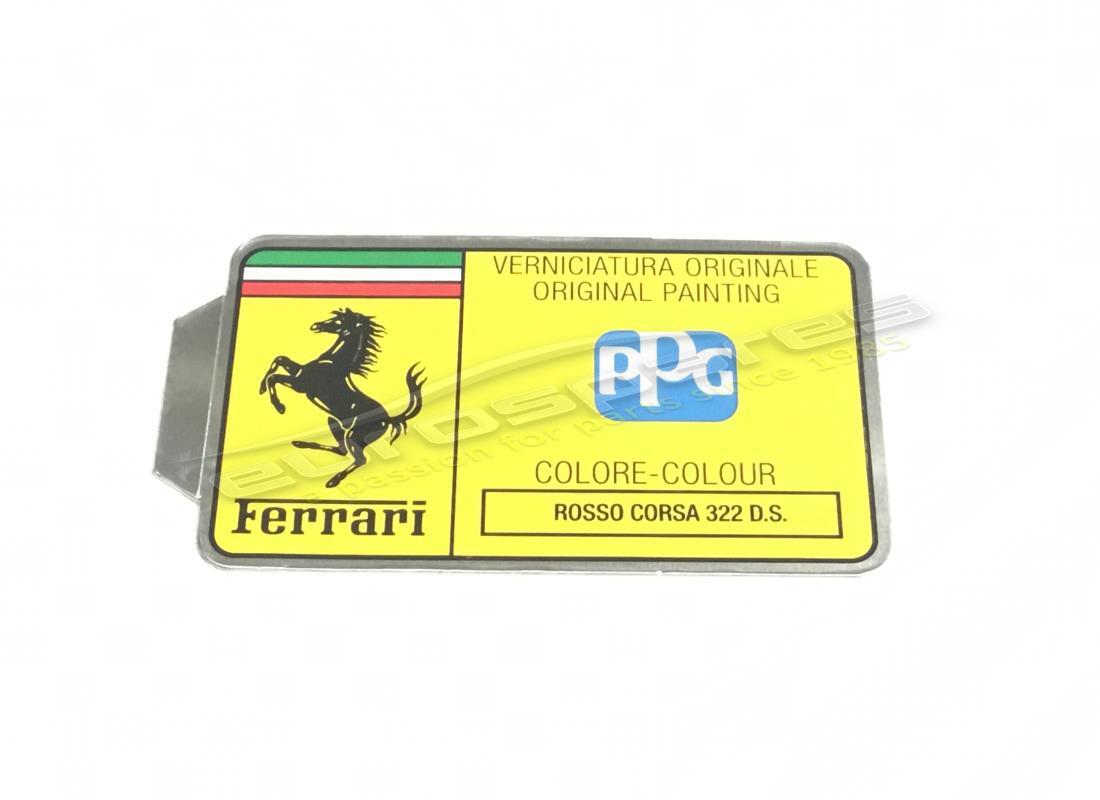 nouvelle étiquette de peinture ppg ferrari. numéro de pièce mc361565 (1)