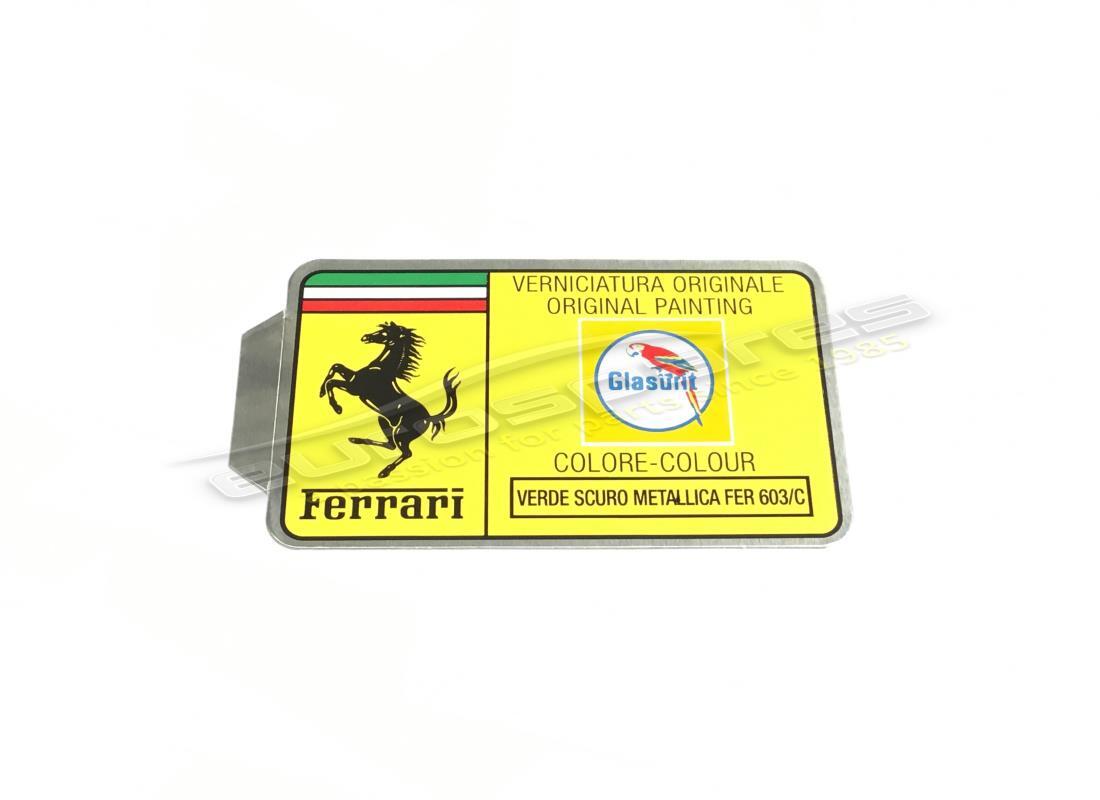 nouvelle étiquette de peinture glasurit ferrari. numéro de pièce mc361517 (1)