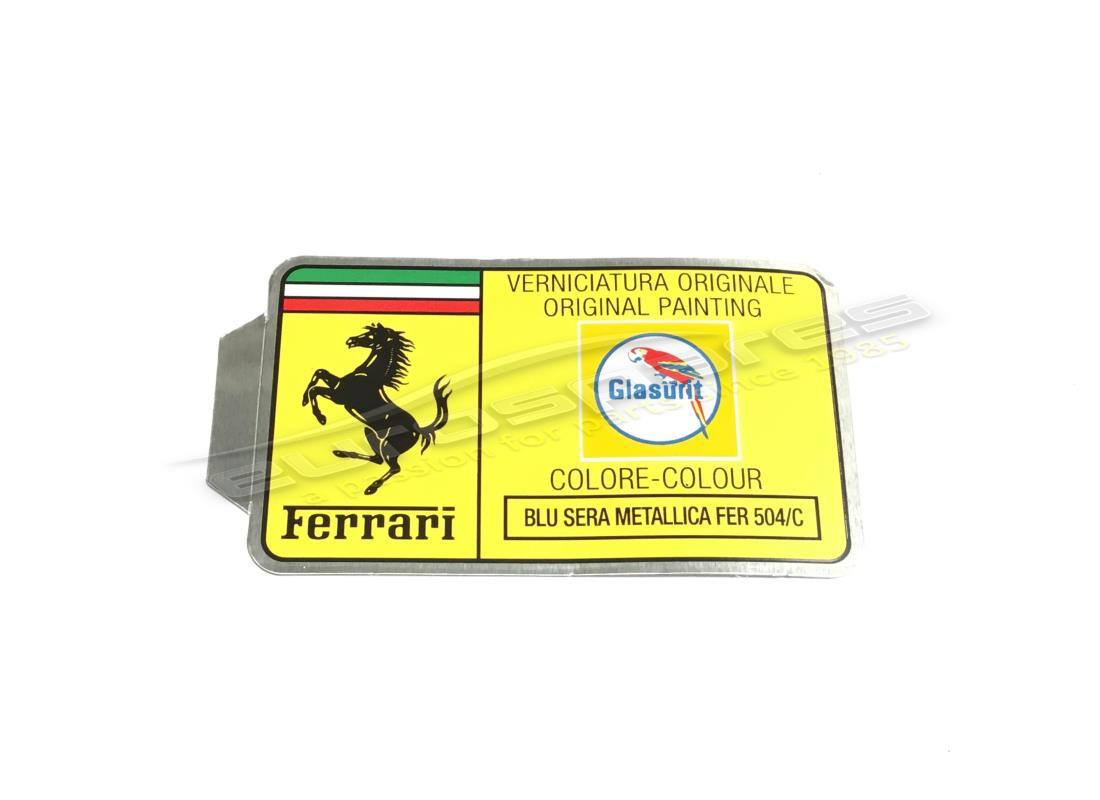 nouvelle étiquette de peinture glasurit ferrari. numéro de pièce mc361513 (1)