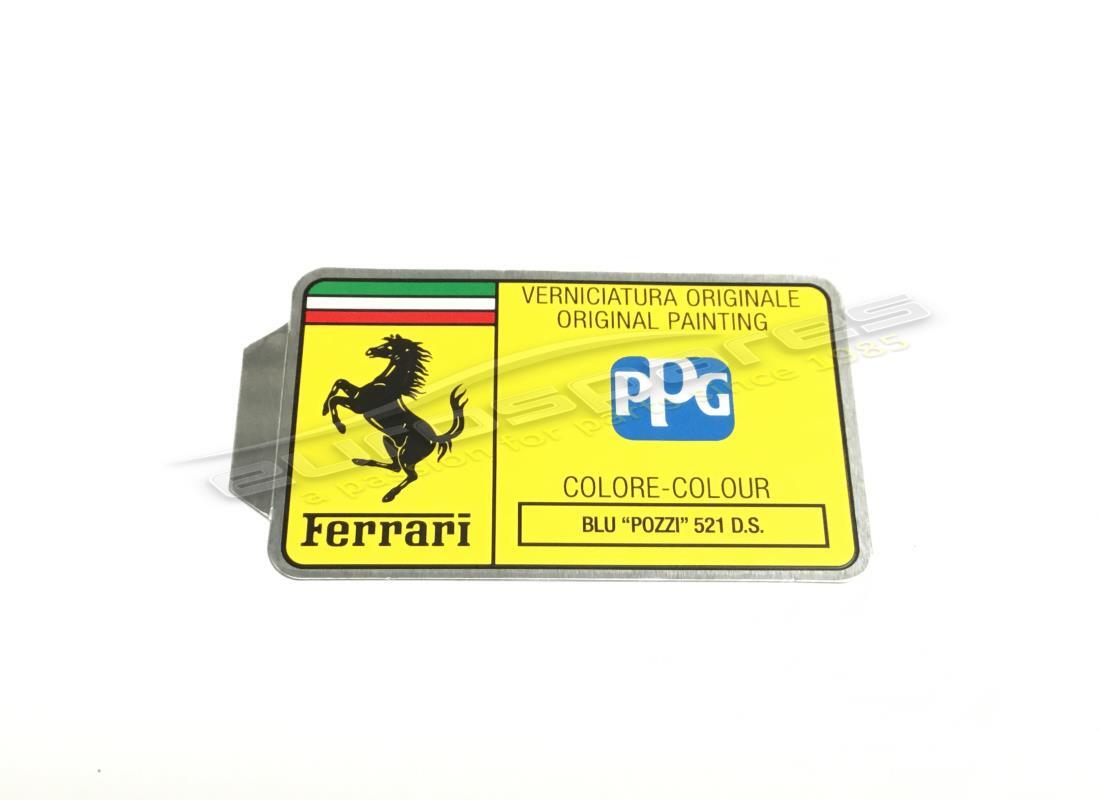 nouvelle étiquette de peinture ppg ferrari. numéro de pièce mc361553 (1)