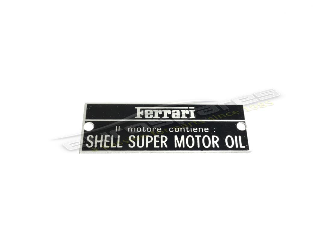 nouvelle plaque d'huile ferrari. numéro de pièce fpl004 (1)