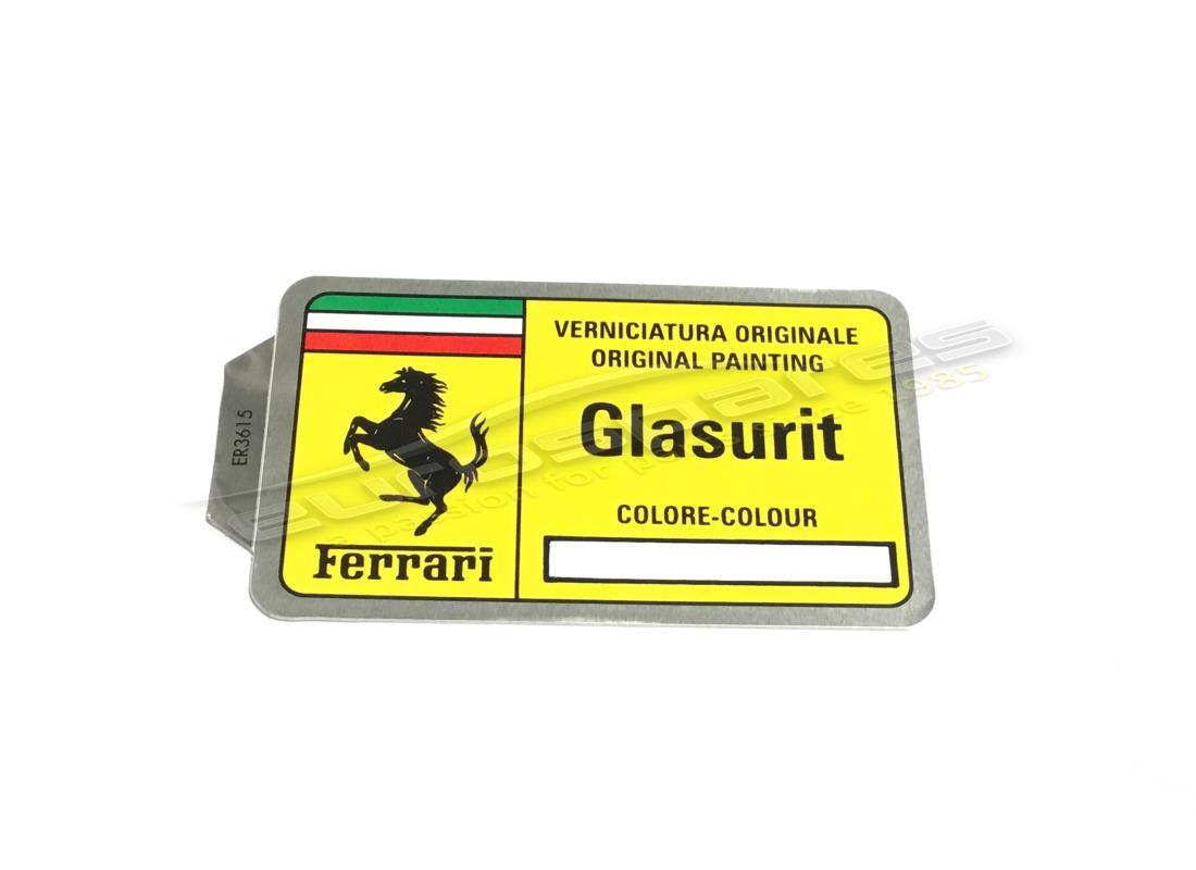 nouvelle étiquette adhésive de peinture glasurit ferrari vierge. numéro de pièce mc3615 (1)