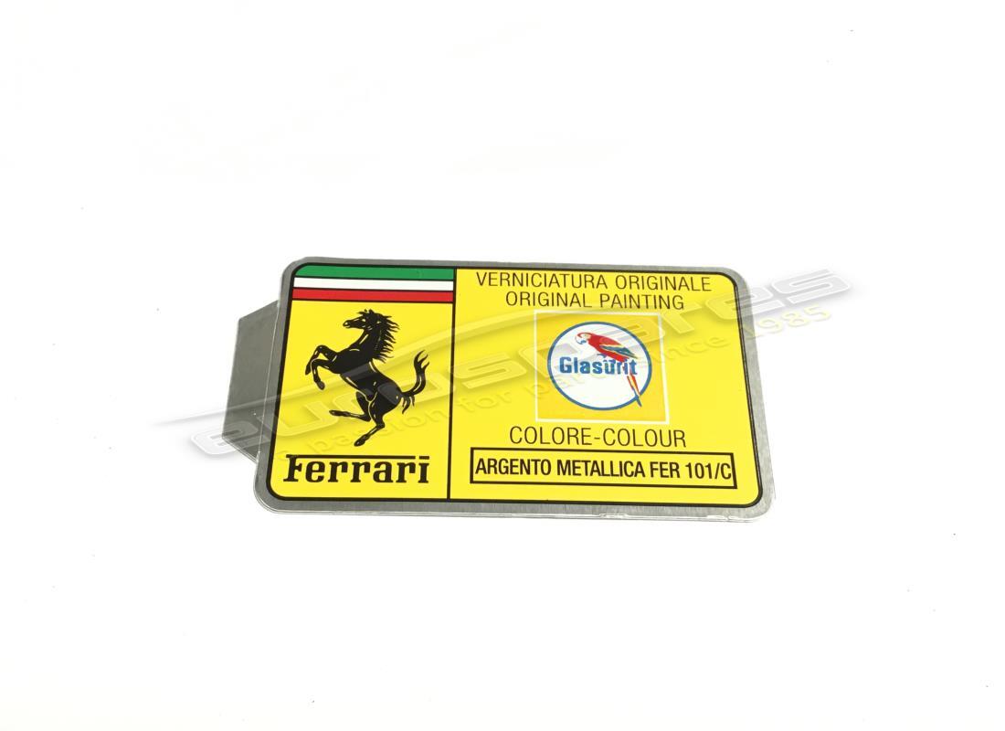 nouvelle étiquette de peinture glasurit ferrari. numéro de pièce mc36155 (1)