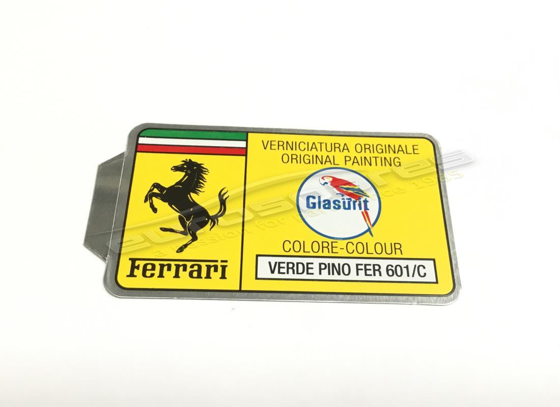 nouvel autocollant ferrari code de peinture glasurit (cercle). numéro de pièce er361543 (1)
