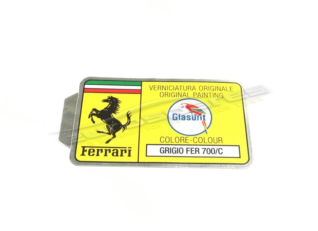 nouvel autocollant ferrari code de peinture glasurit (cercle). numéro de pièce er361544 (1)