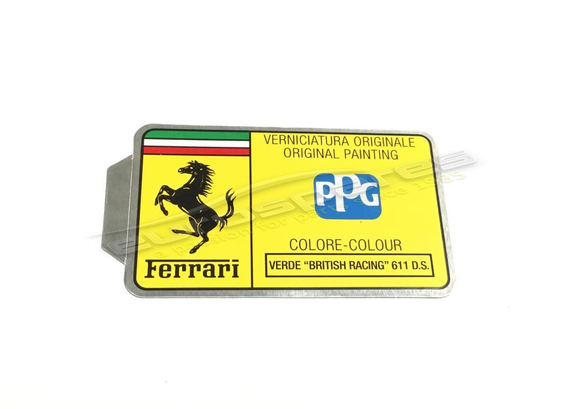 nouvelle étiquette de peinture ppg ferrari. numéro de pièce mc361551 (1)