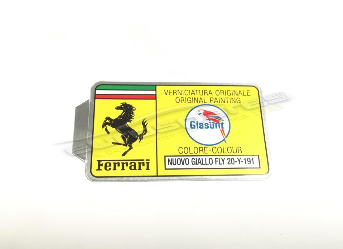 nouvel autocollant ferrari code de peinture glasurit (cercle). numéro de pièce er361548 (1)