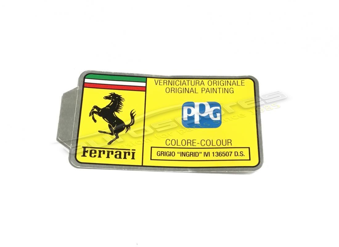 nouvelle étiquette de peinture ppg ferrari. numéro de pièce mc361554 (1)