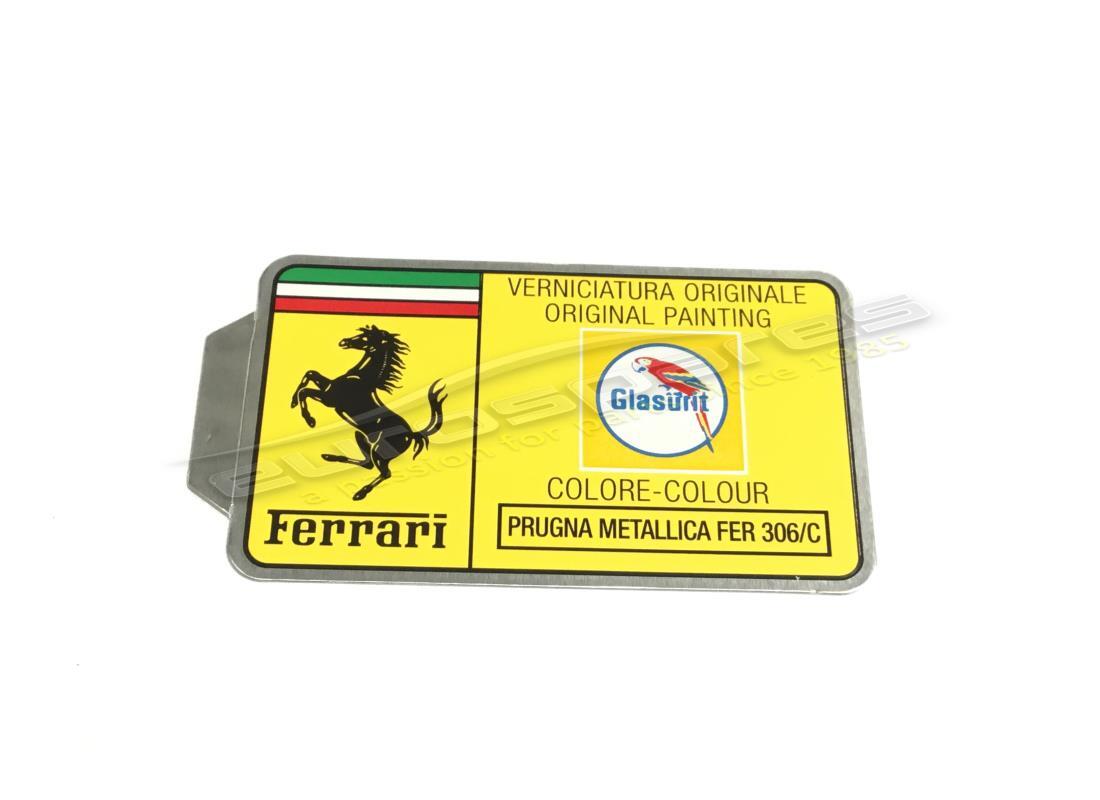 nouvelle étiquette de peinture glasurit ferrari. numéro de pièce mc36159 (1)