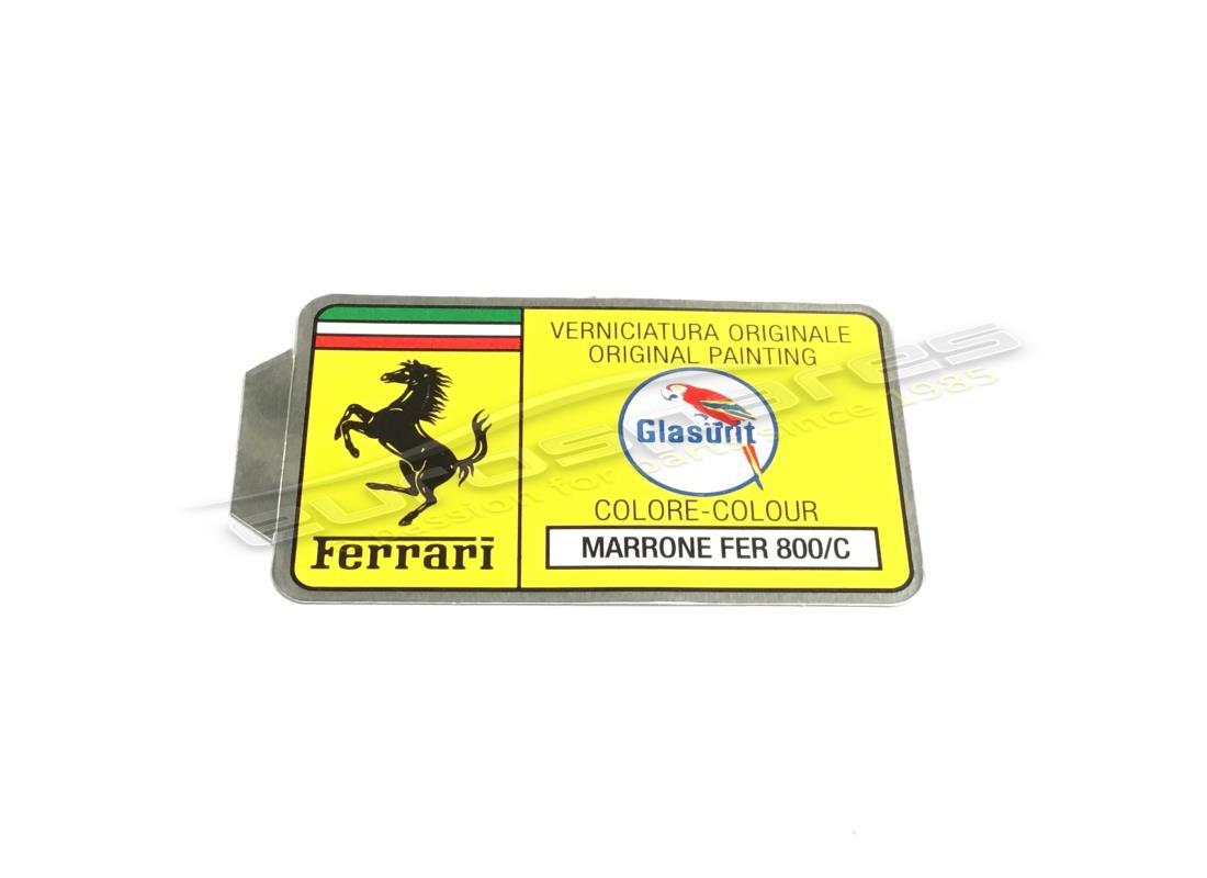nouvel autocollant ferrari code de peinture glasurit (cercle). numéro de pièce er361545 (1)