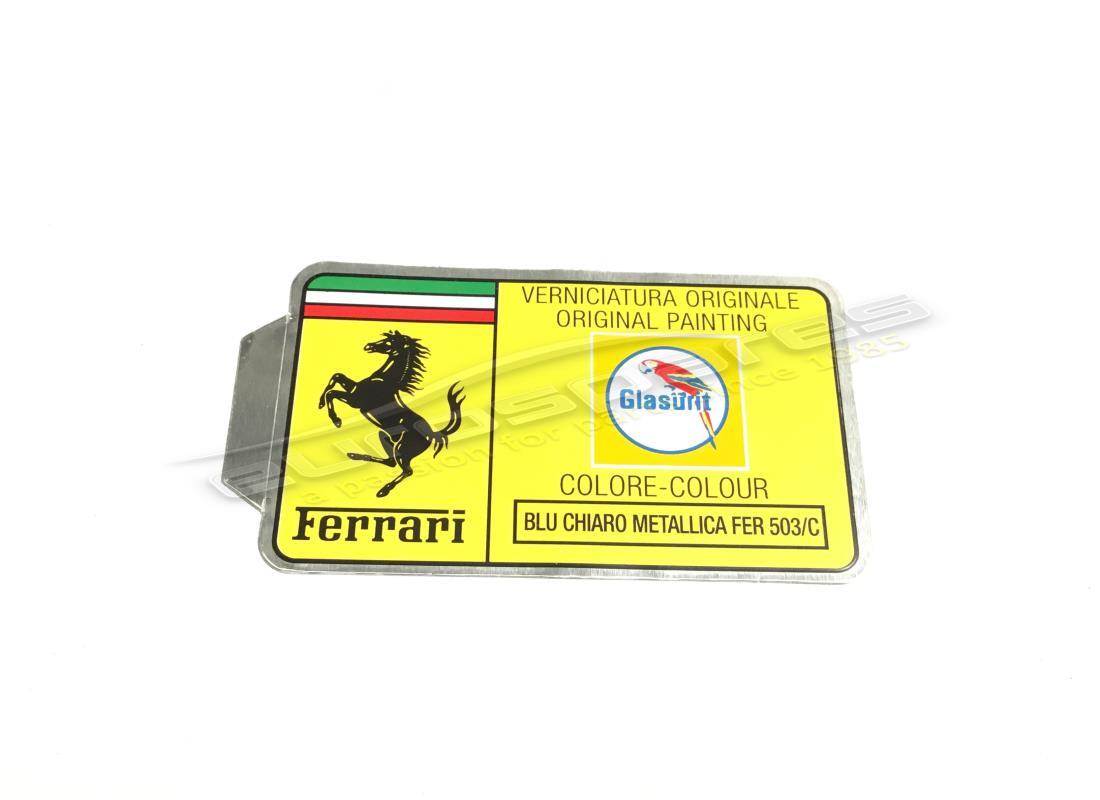 nouvelle étiquette de peinture glasurit ferrari. numéro de pièce mc361512 (1)