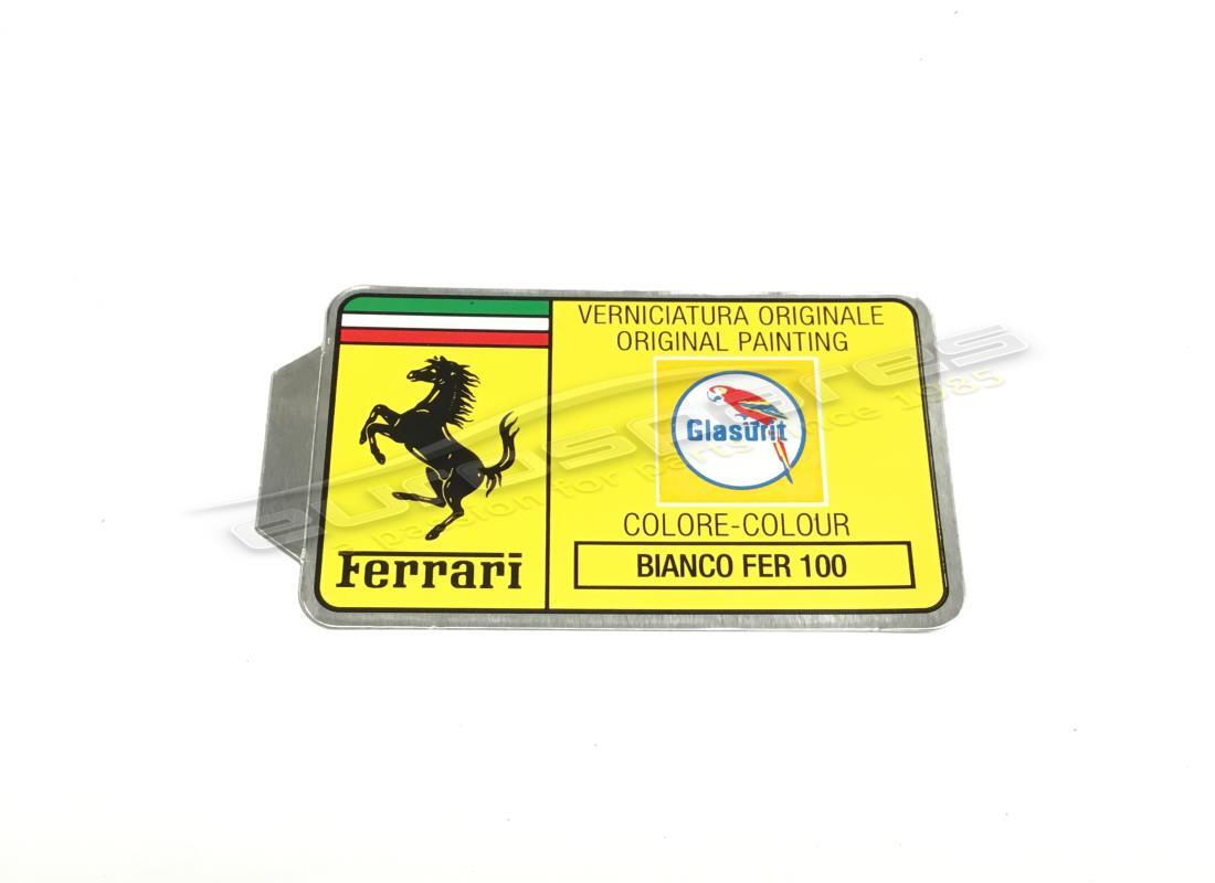 nouvelle étiquette de peinture glasurit ferrari. numéro de pièce mc36153 (1)