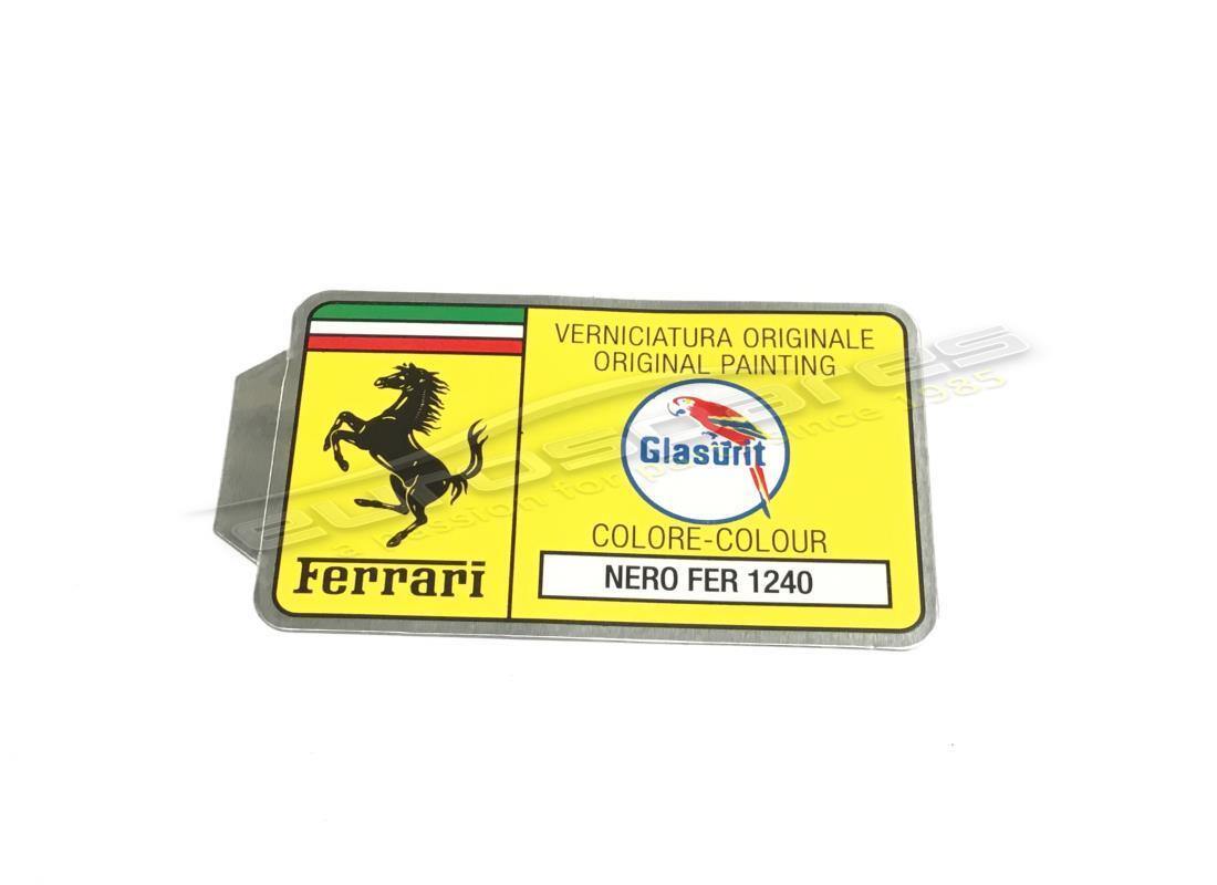nouvel autocollant ferrari code de peinture glasurit (cercle). numéro de pièce er361547 (1)