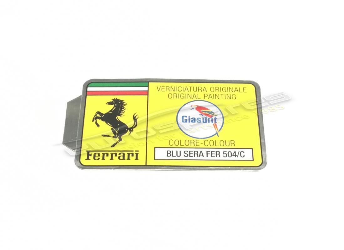 nouvel autocollant ferrari code de peinture glasurit (cercle). numéro de pièce er361541 (1)