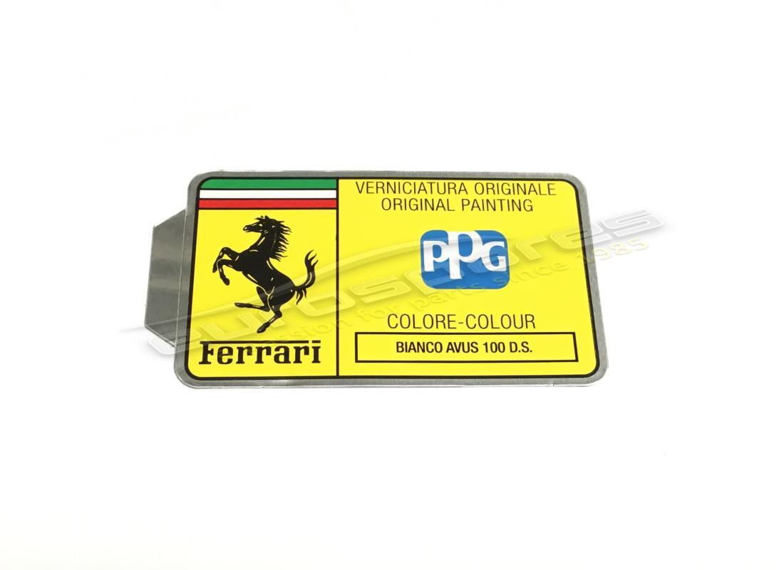 nouvelle étiquette de peinture ppg ferrari. numéro de pièce mc361556 (1)